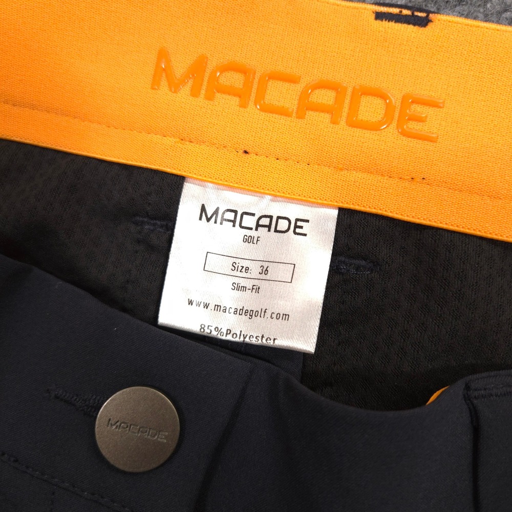 Macade Golf Flex Shorts Womens 36 Small Black Slim Fit Performance Stretch NEW - Picture 7 of 12